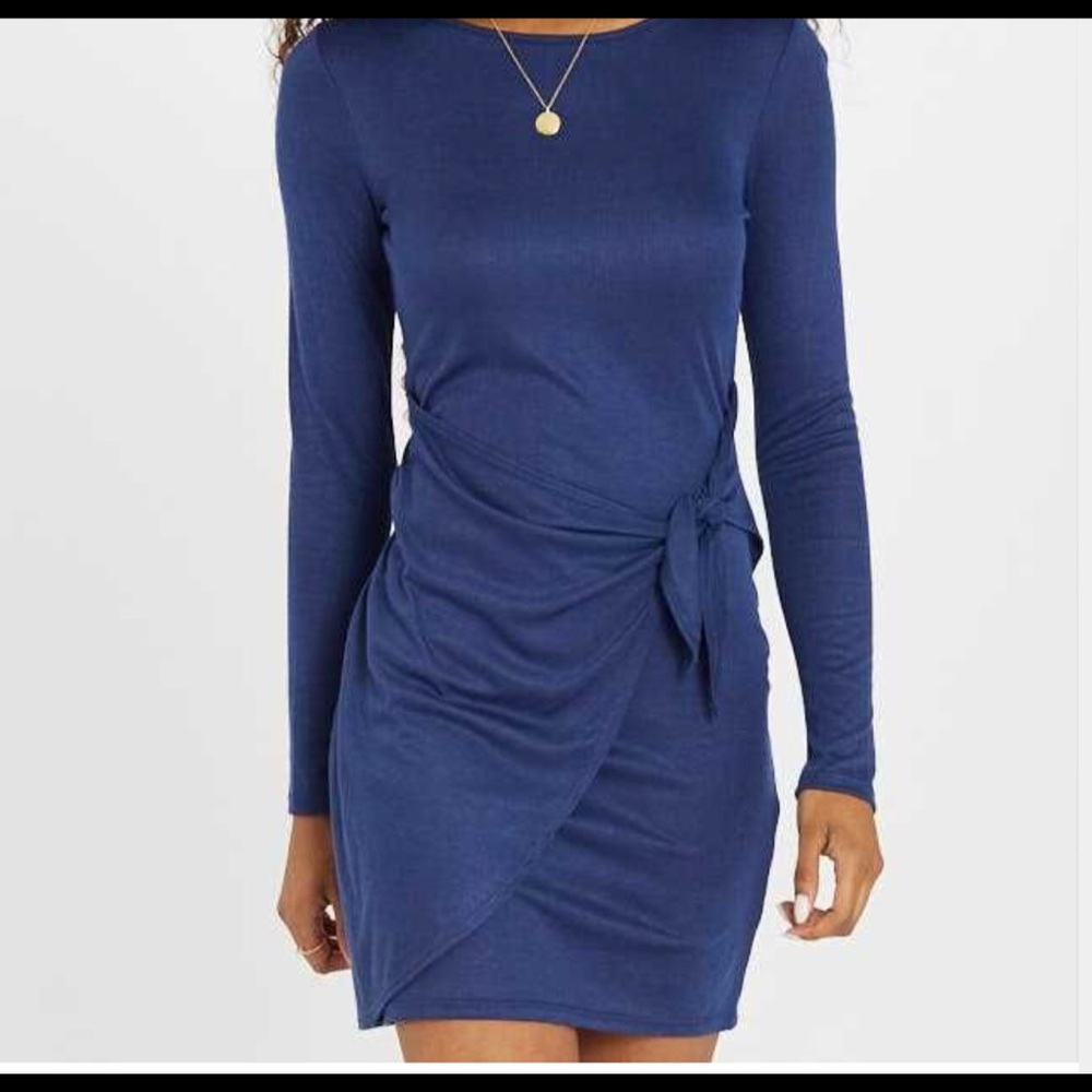 COPY - Altar’d State Sleek Dress with Side Tie Pi…
